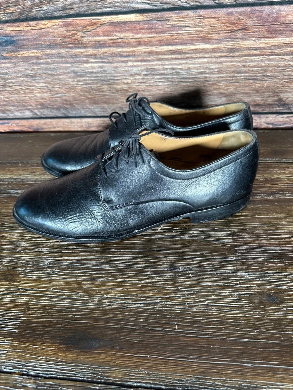Bally Black Leather Men's Derby Shoes